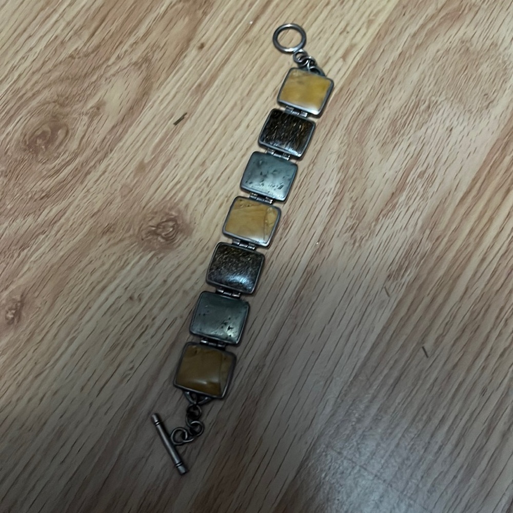 Silpada brown stone bracelet